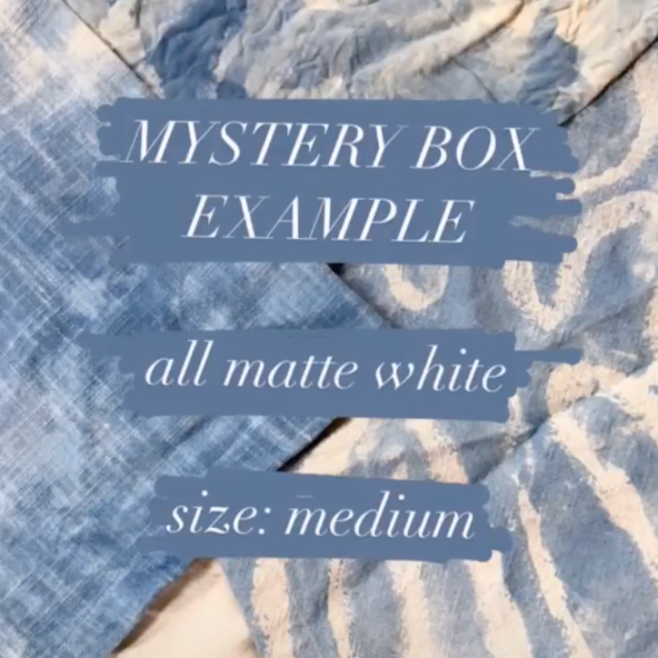 Mystery Box Example: All Matte White - Medium