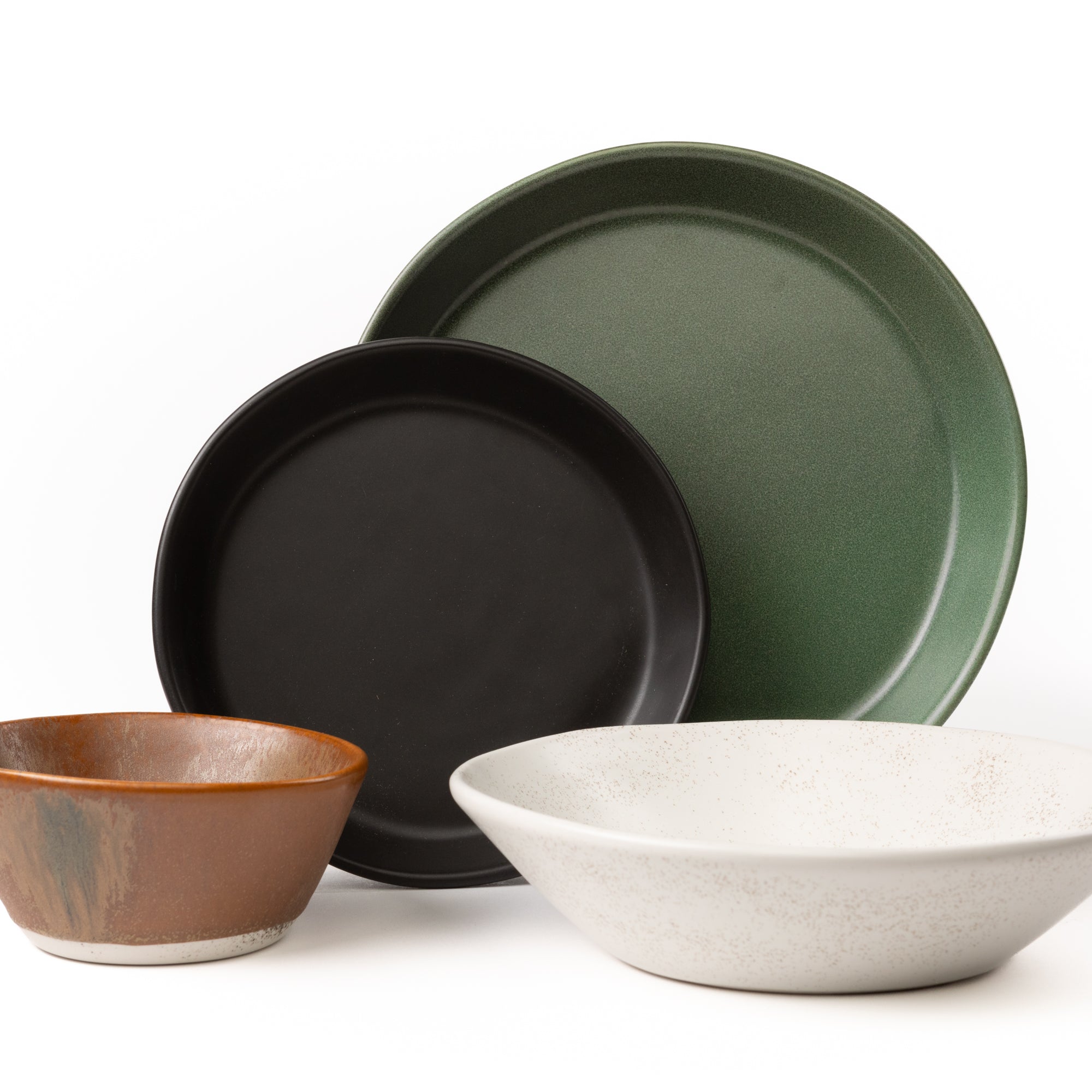 4 Piece Skali Coupe Dinner Setting