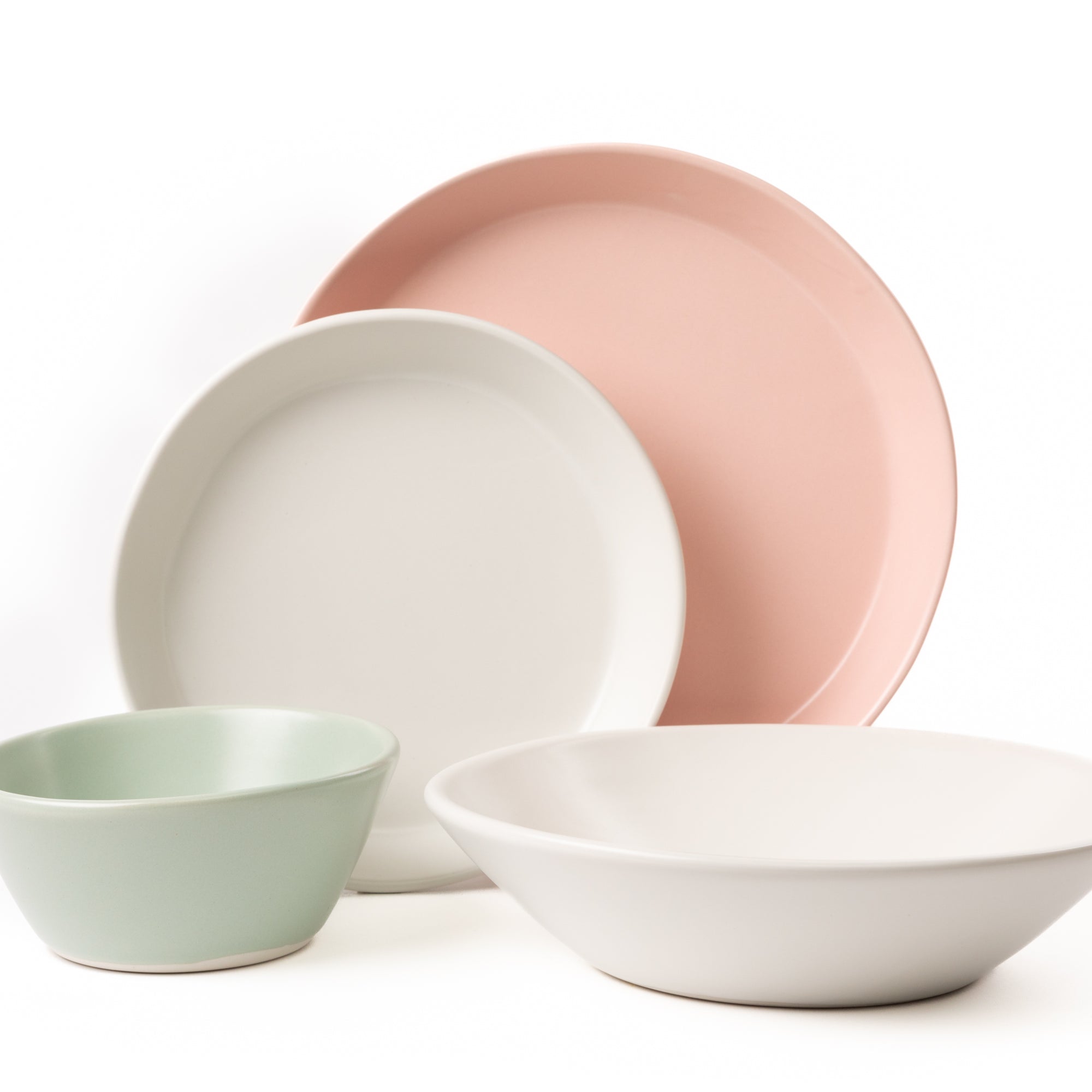 4 Piece Skali Coupe Dinner Setting