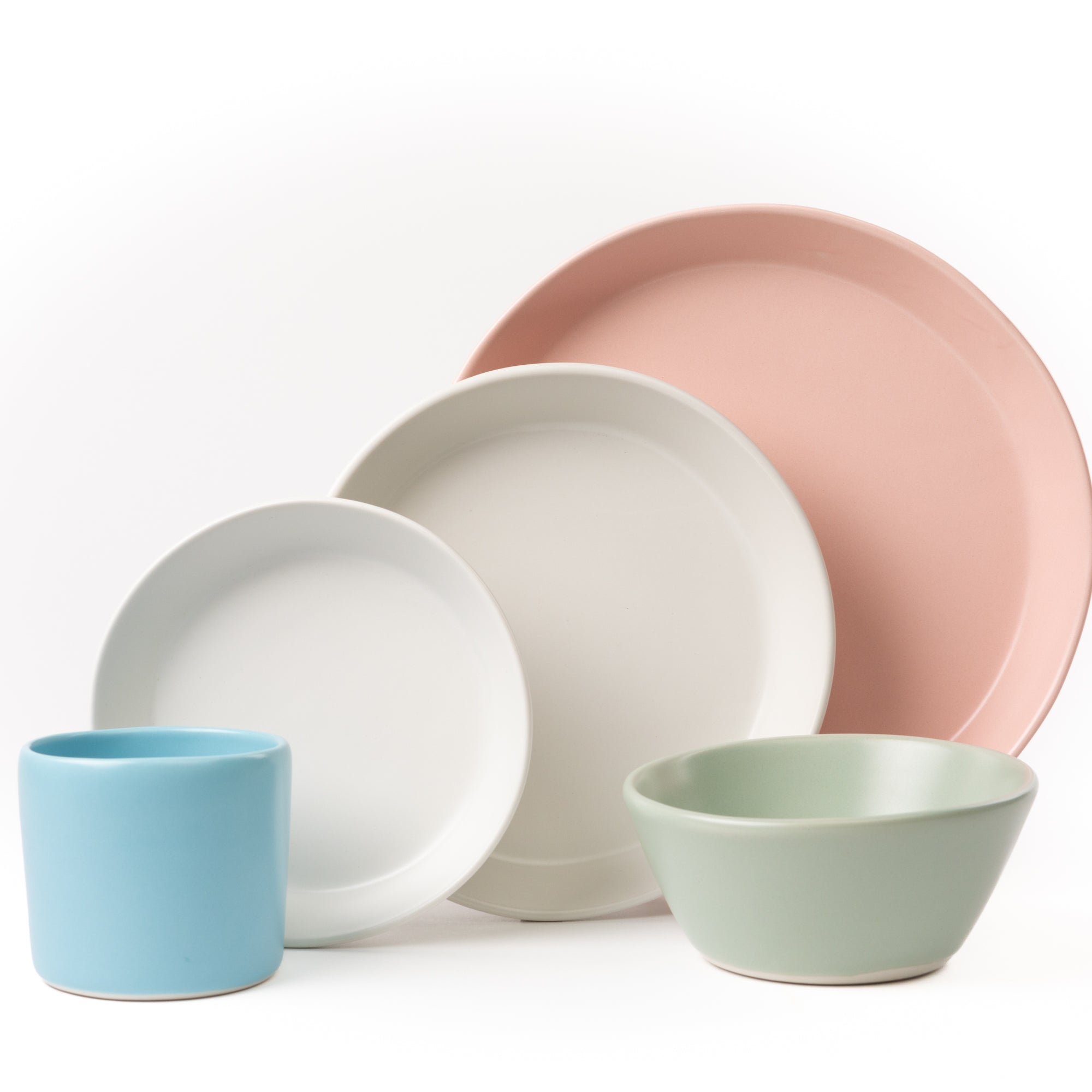 5 Piece Skali Coupe Dinner Setting