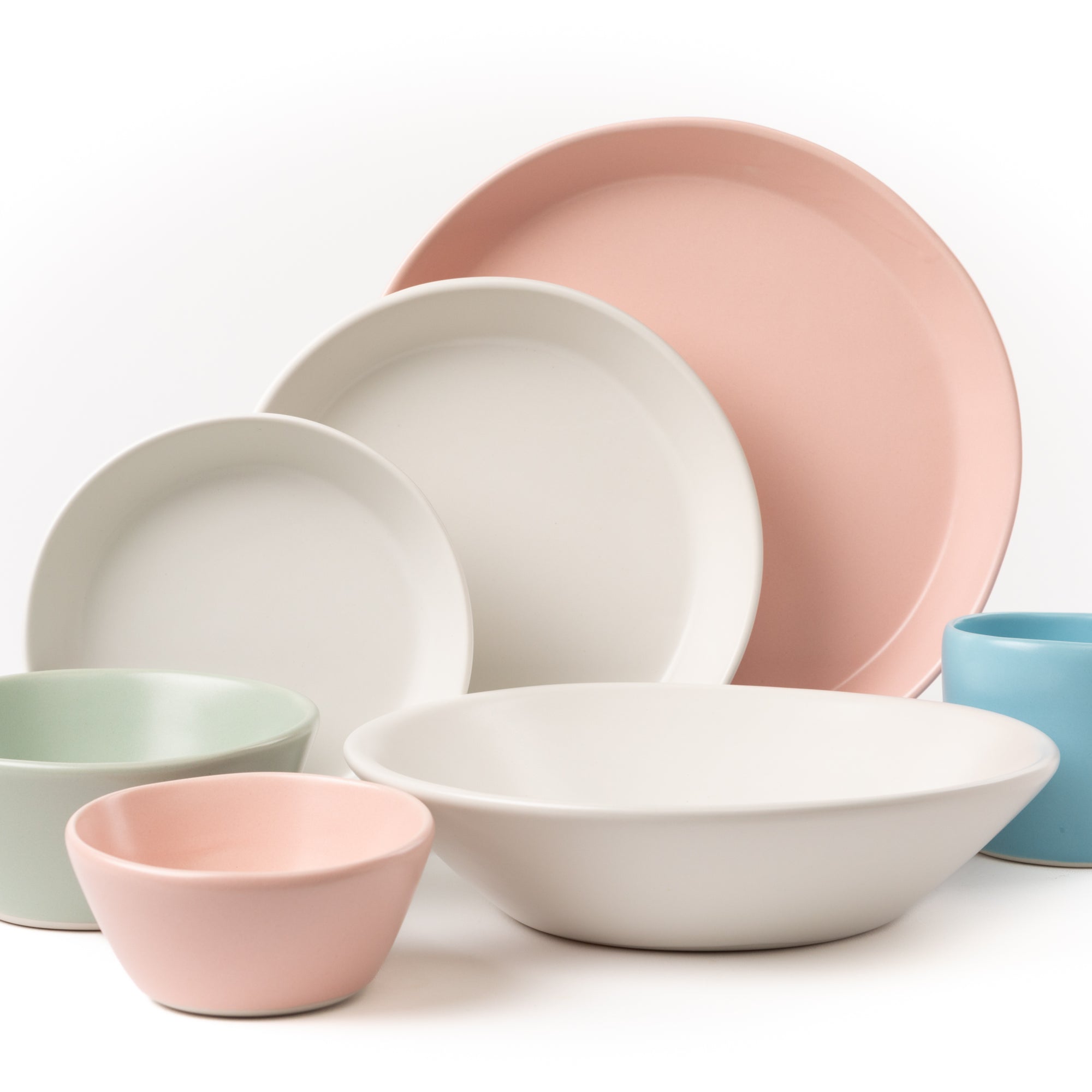 7 Piece Skali Coupe Dinner Setting
