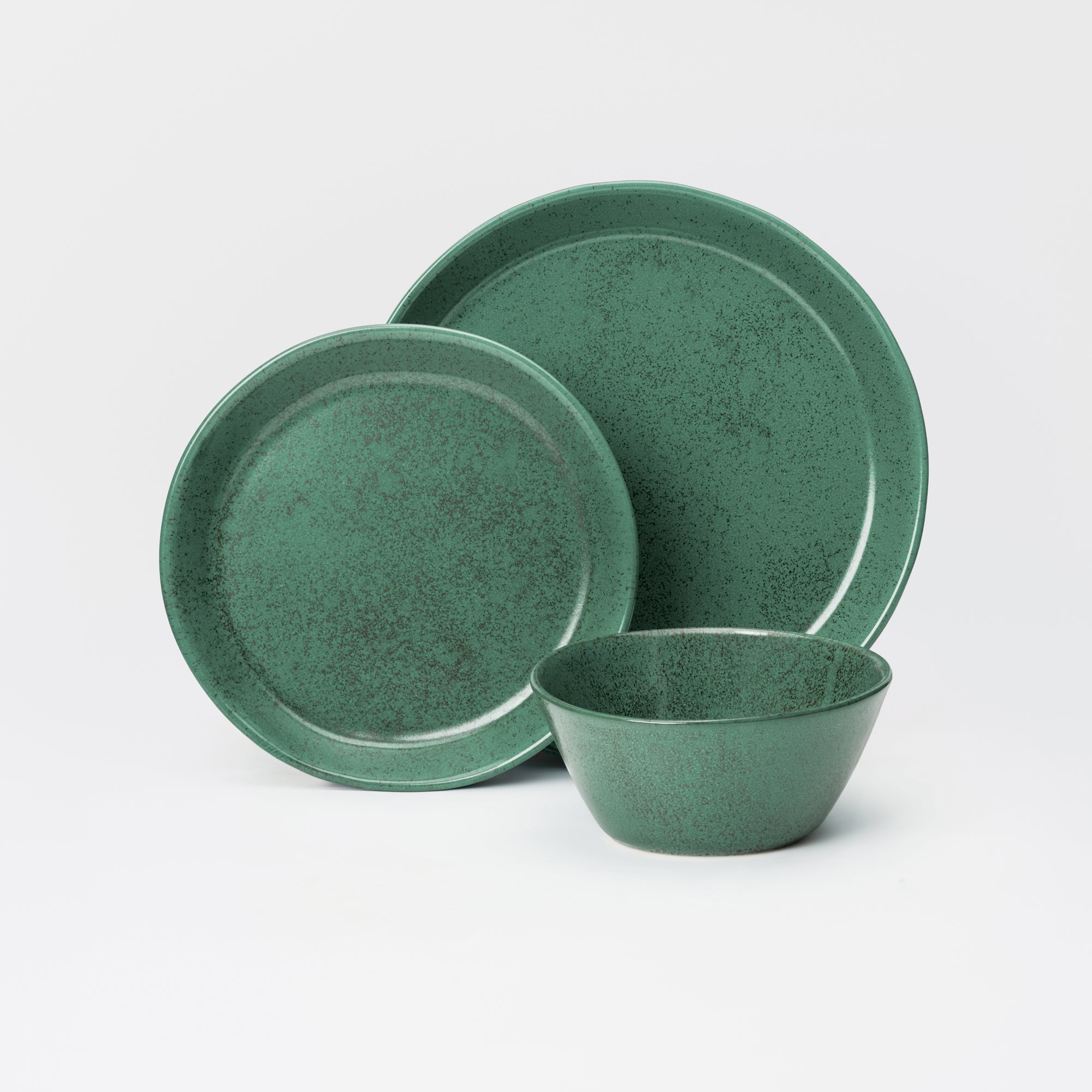 3 Piece Skali Coupe Dinner Setting