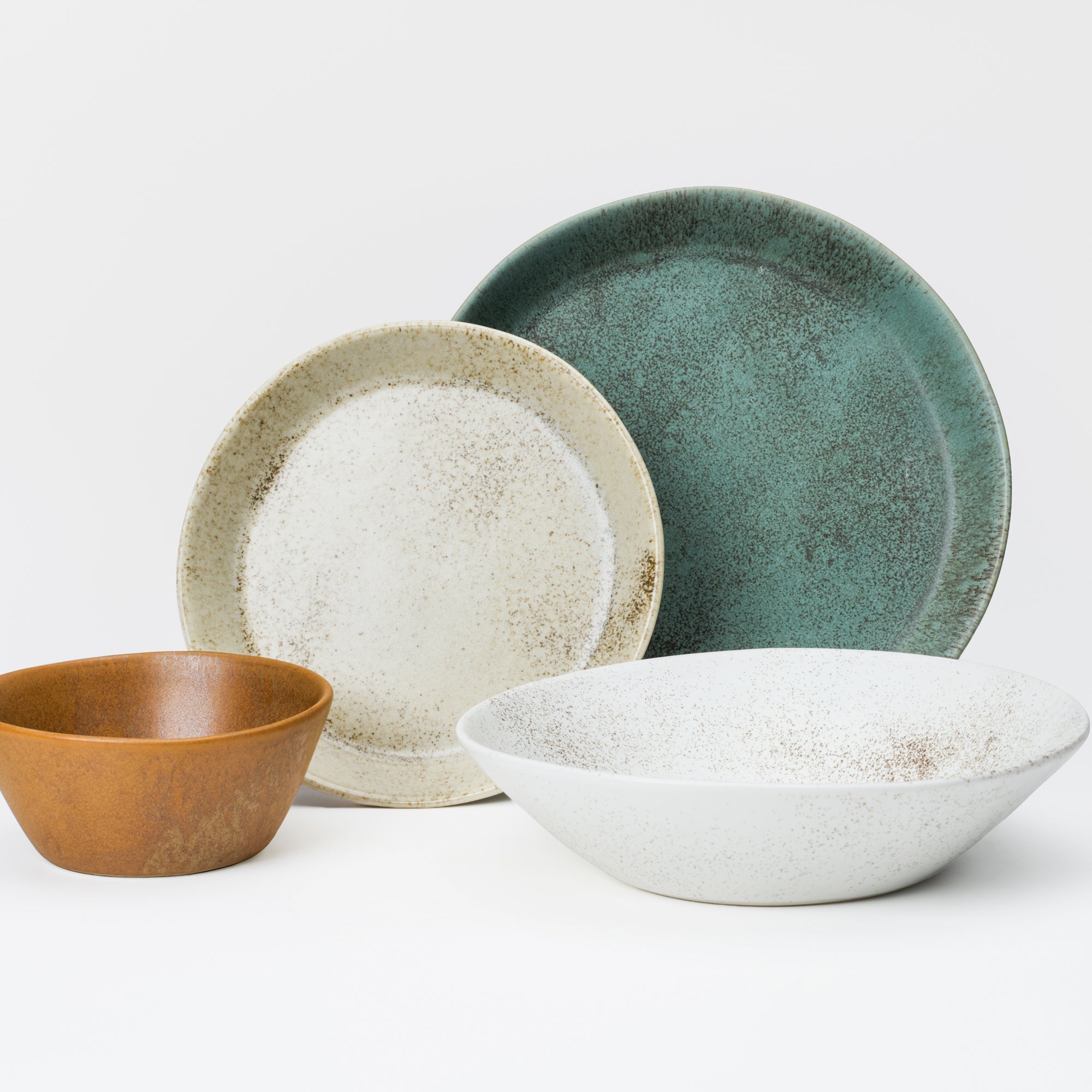 4 Piece Skali Coupe Dinner Setting