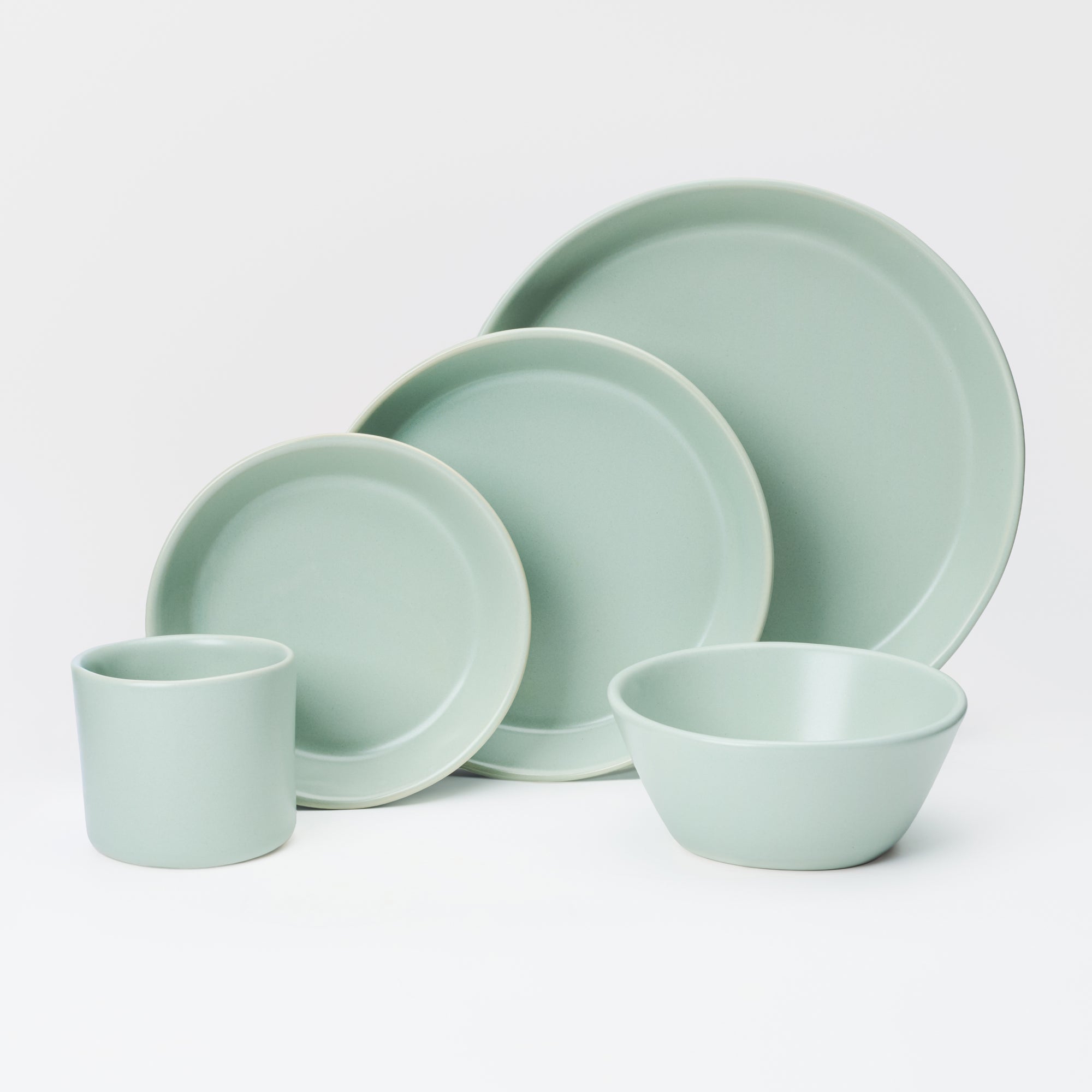 5 Piece Skali Coupe Dinner Setting