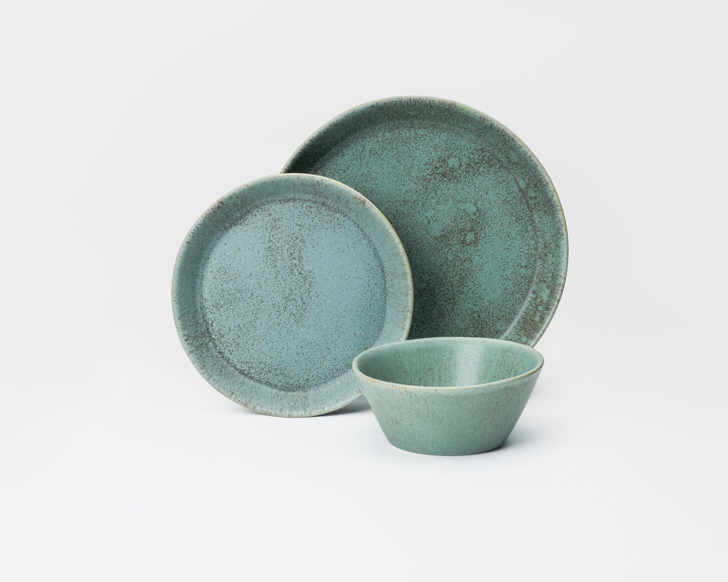 3 Piece Skali Coupe Dinner Setting